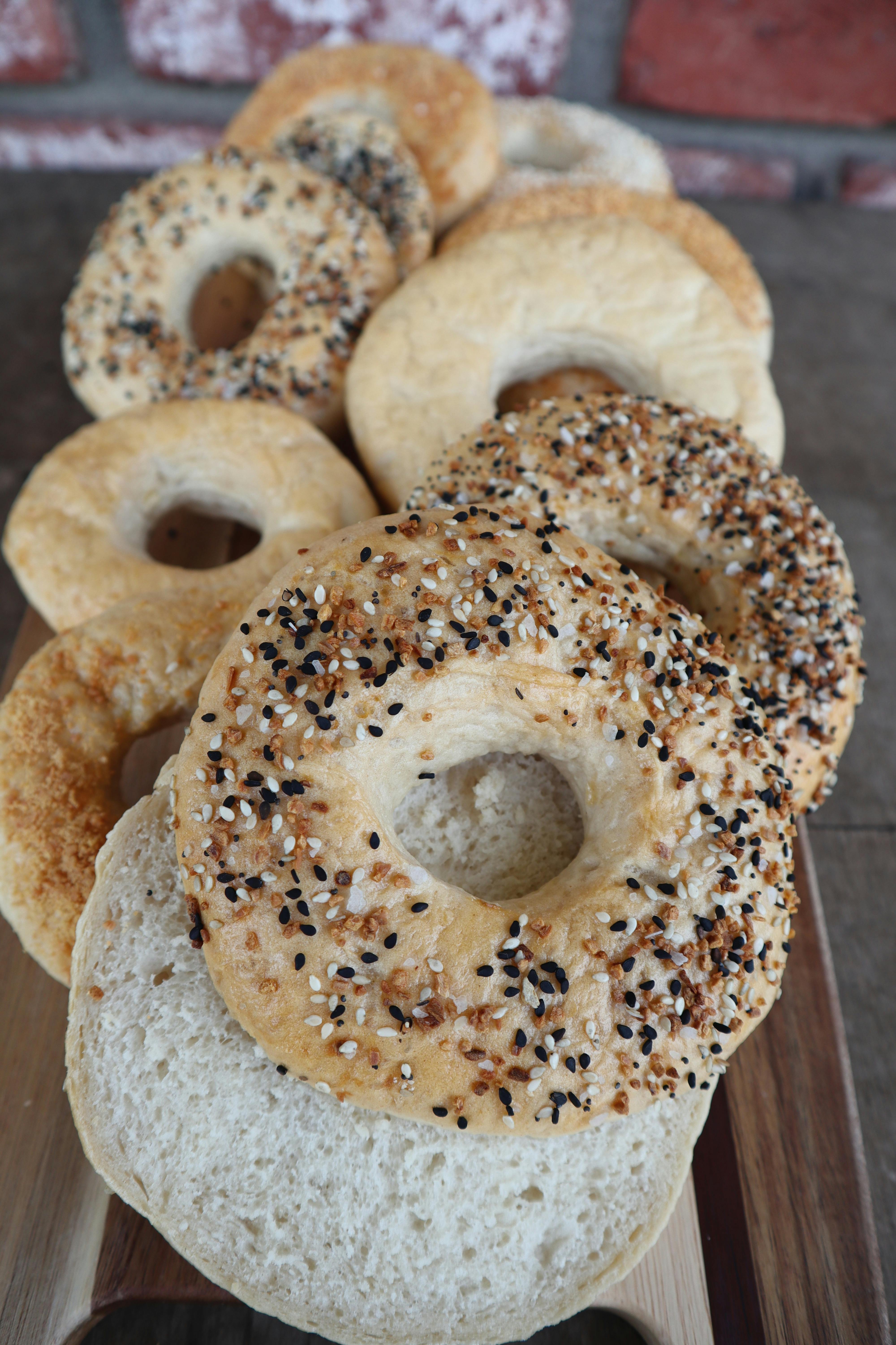 Vers gebakken bagels