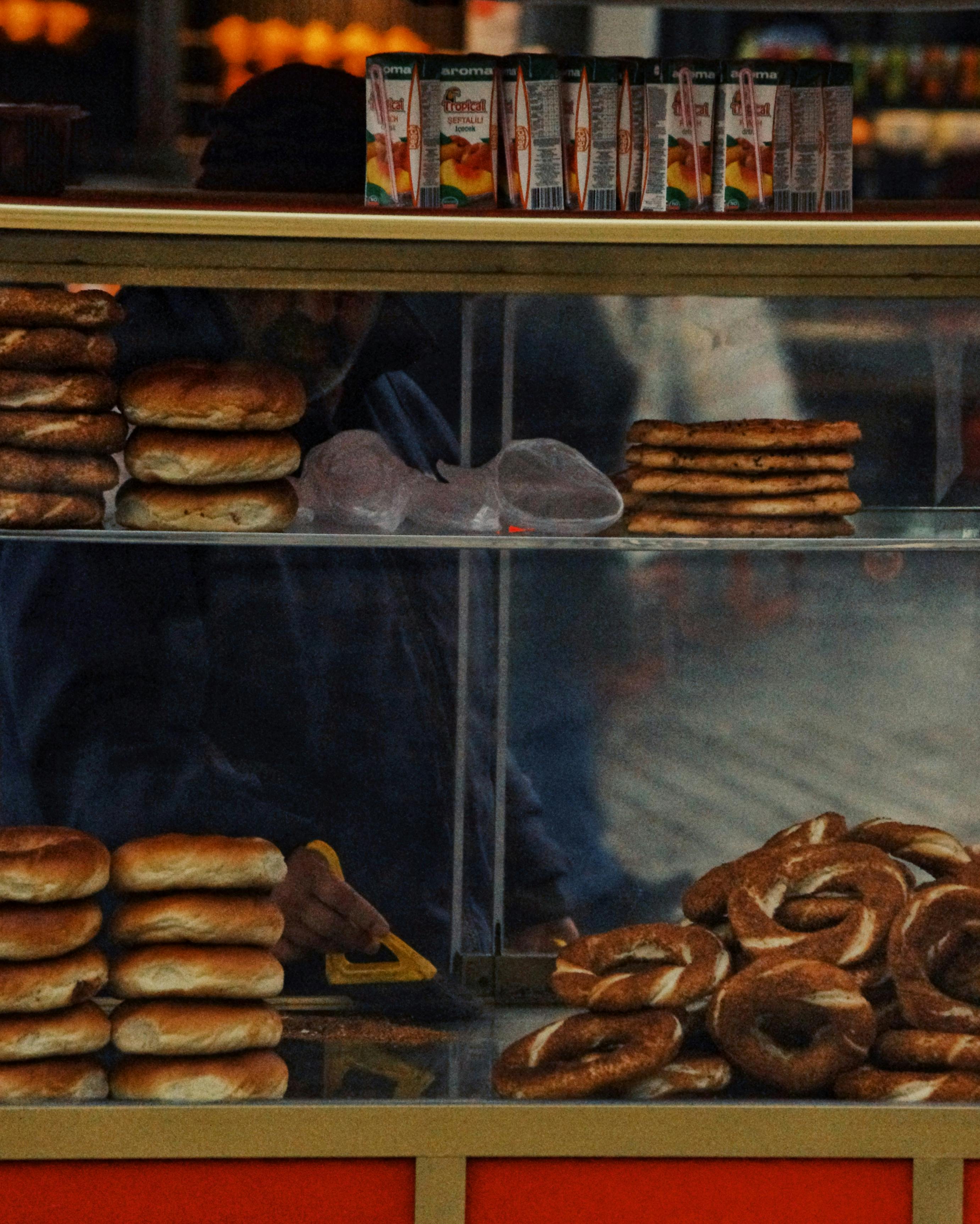 Bagel Alley display